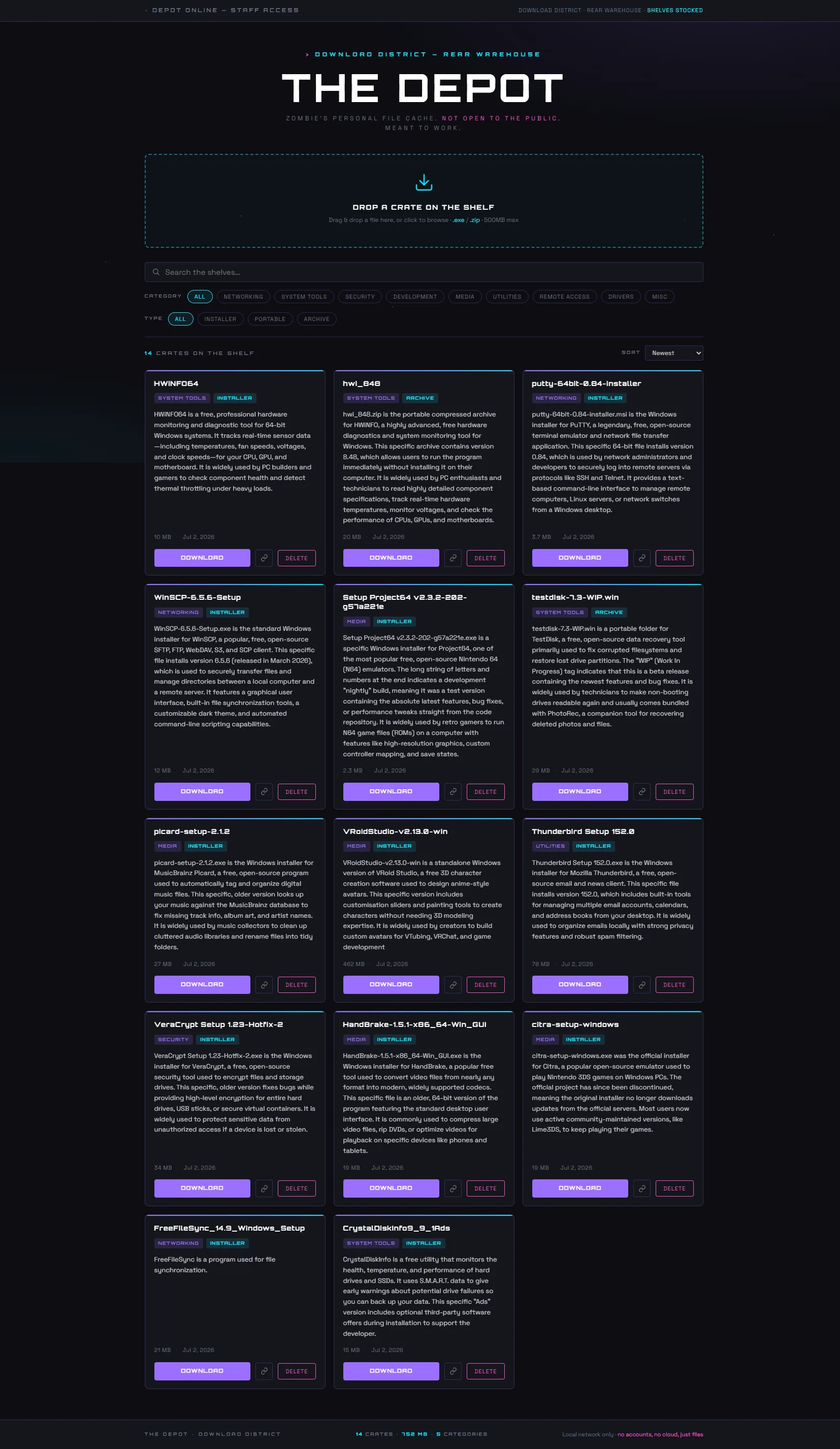 The Depot UI